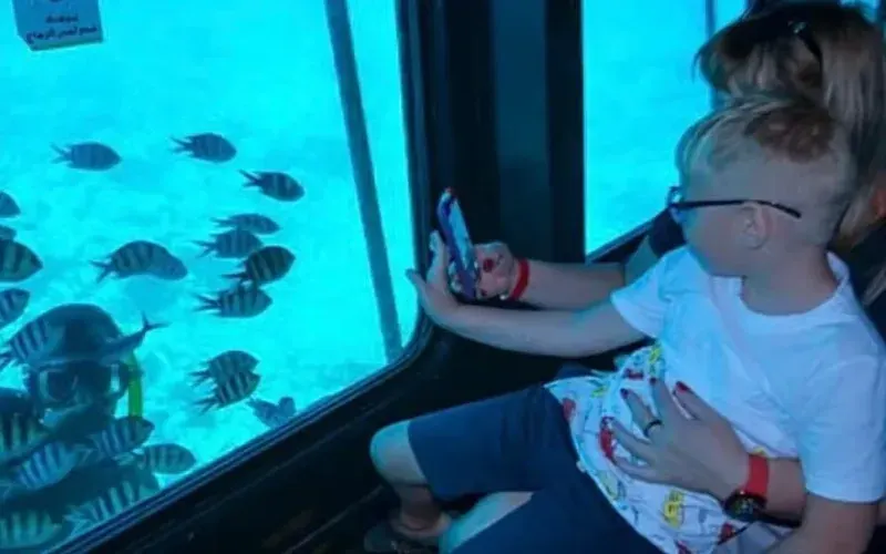 Family semi-submarine tour Sharm — ideal for non-swimmers and young children